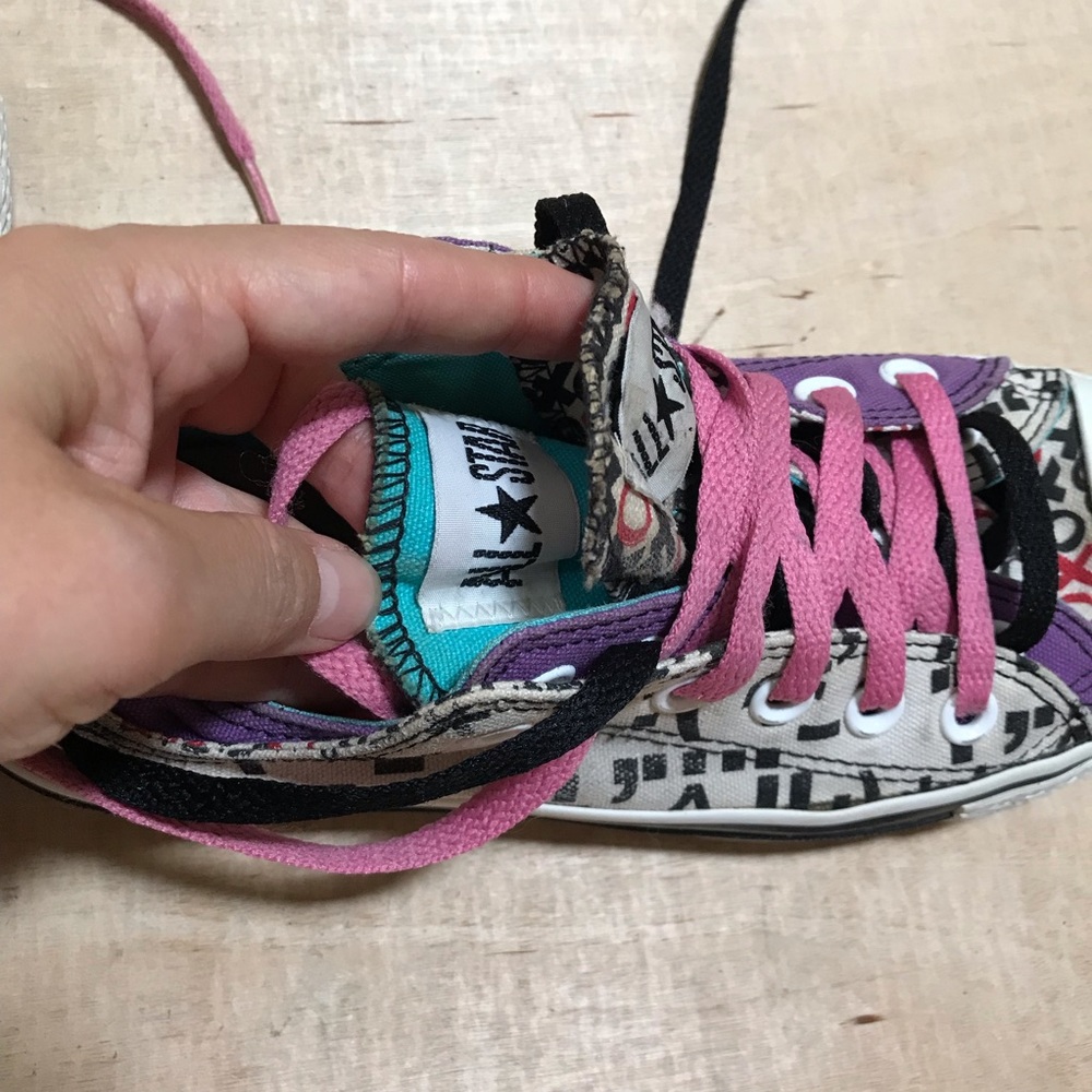 Converse Double Layer & Tongue Low Top Sneakers - Picture 8 of 15